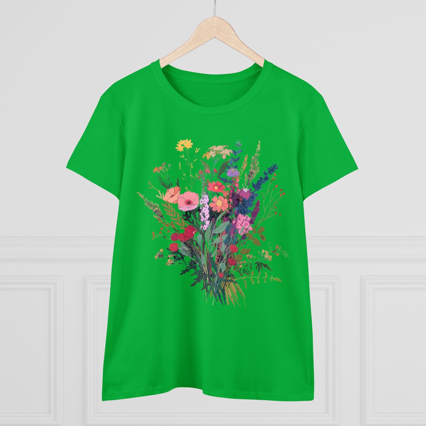 Wildflowers - Women's Midweight Cotton Tee