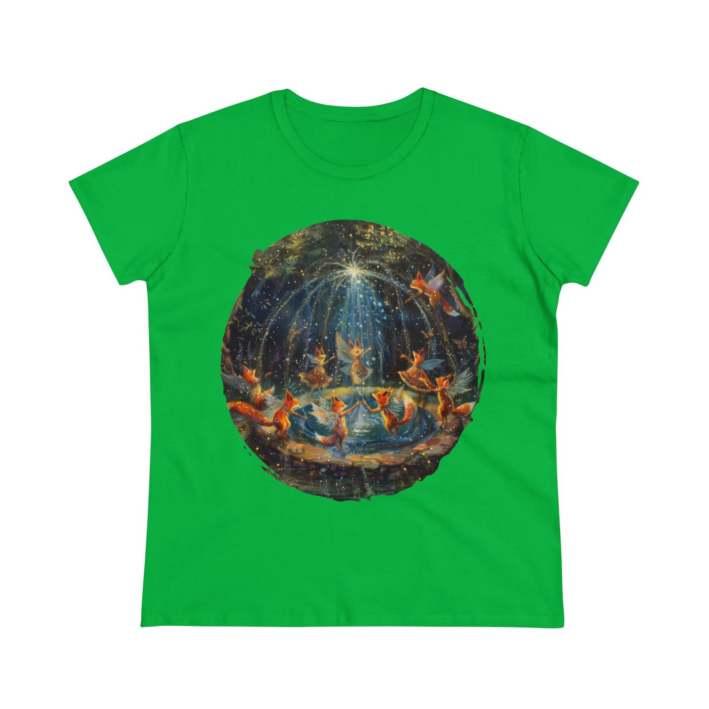 Fairy Celebration - Fantasy - Women's Midweight Cotton Tee