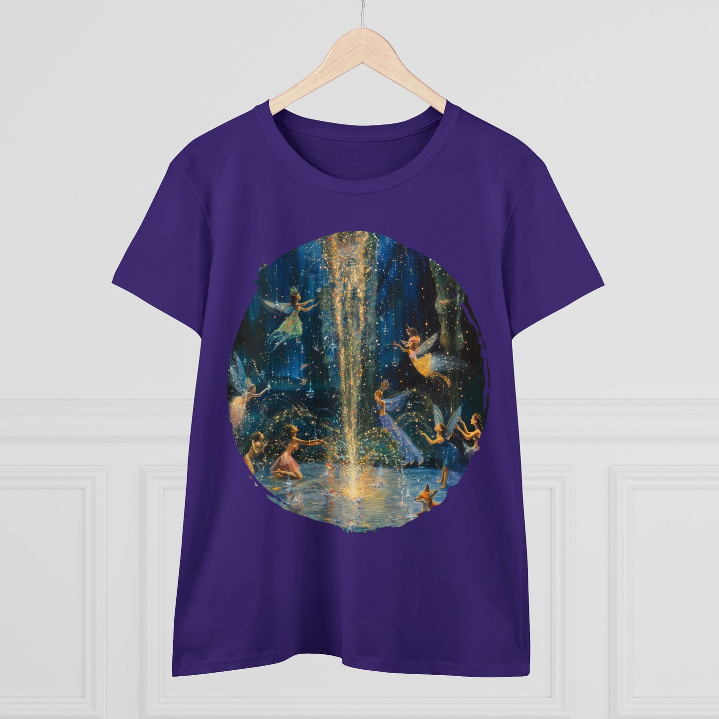 Fairy Celebration - Fantasy - Women's Midweight Cotton Tee