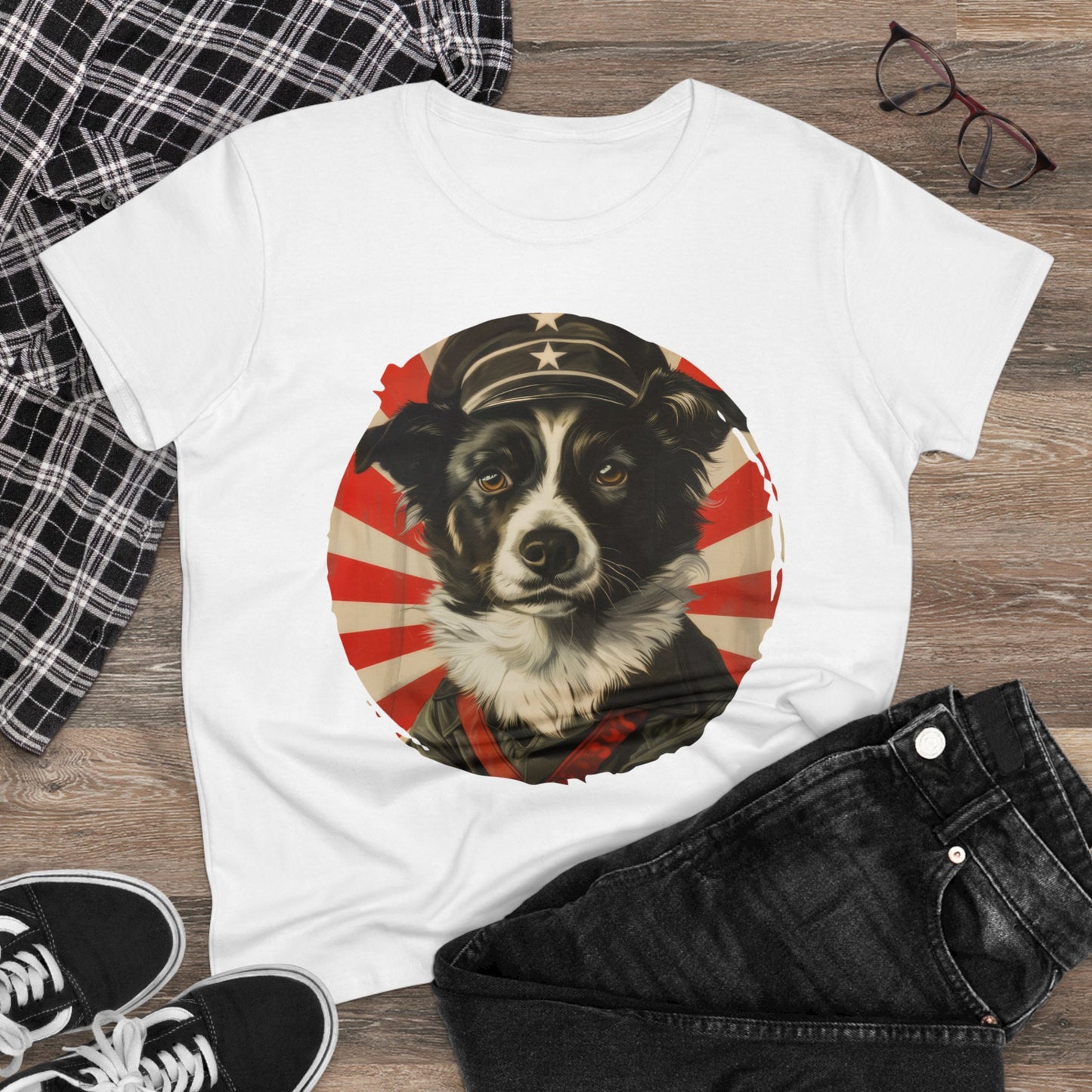 Comrade Canine - Women's Midweight Cotton Tee