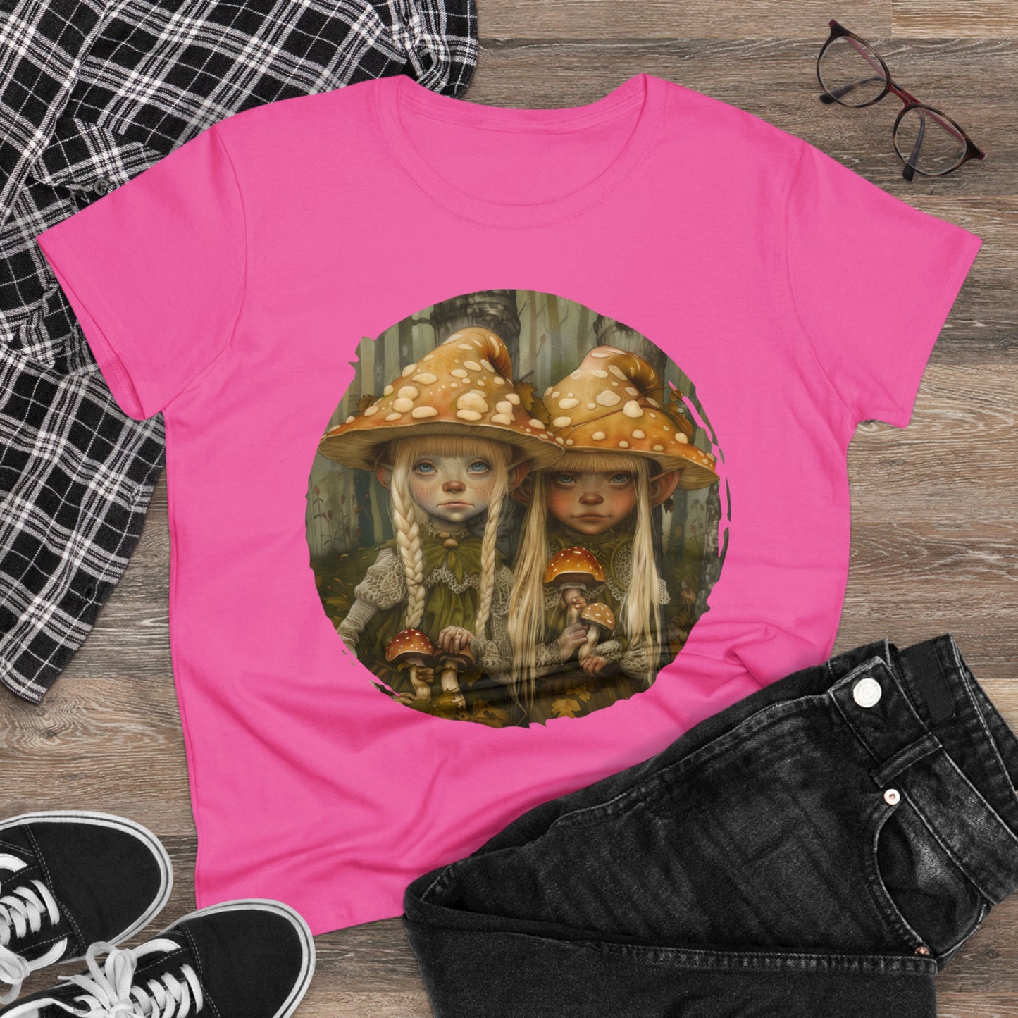 Elves - Fantasy - Women's Midweight Cotton Tee