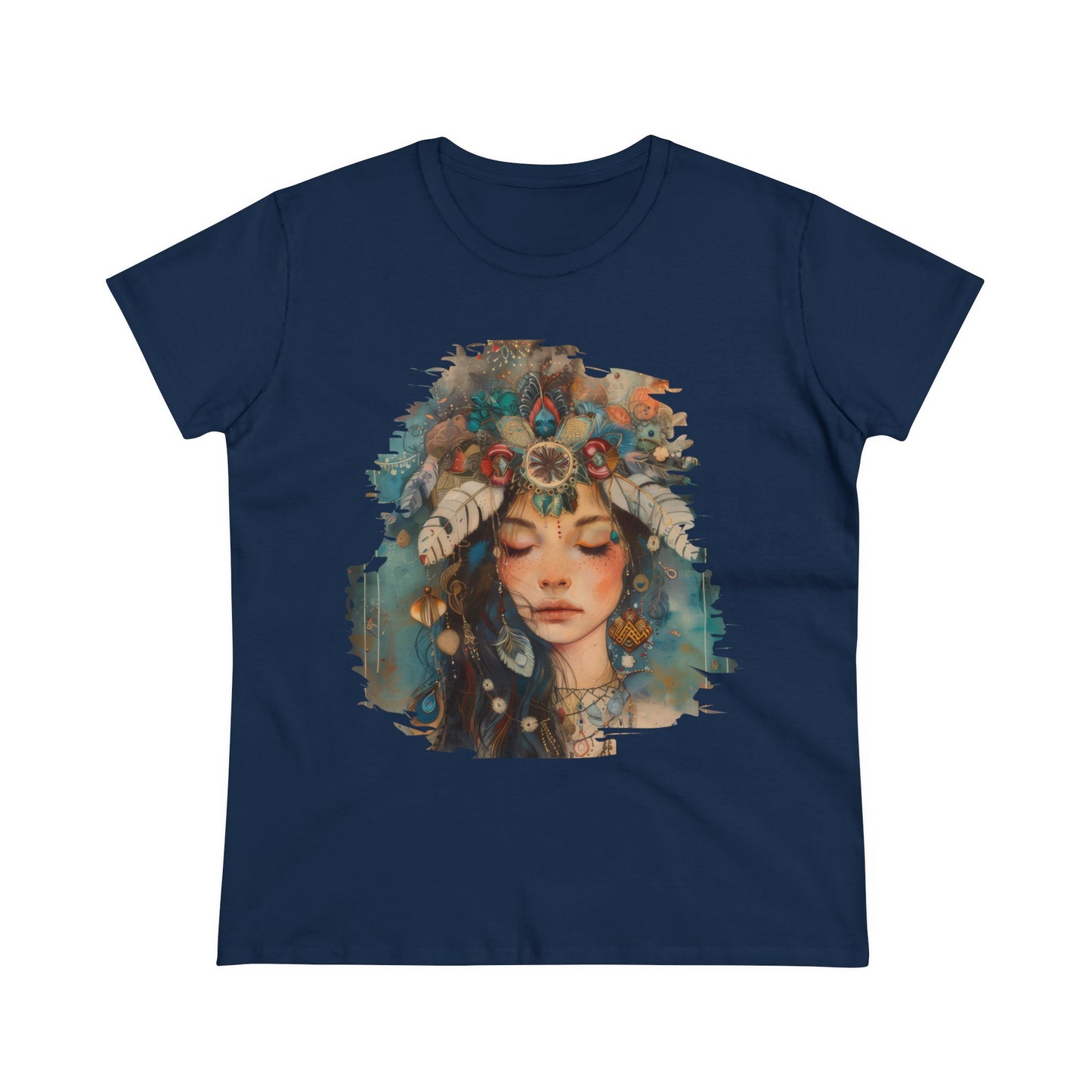 EW - Flowers - Women's Midweight Cotton Tee