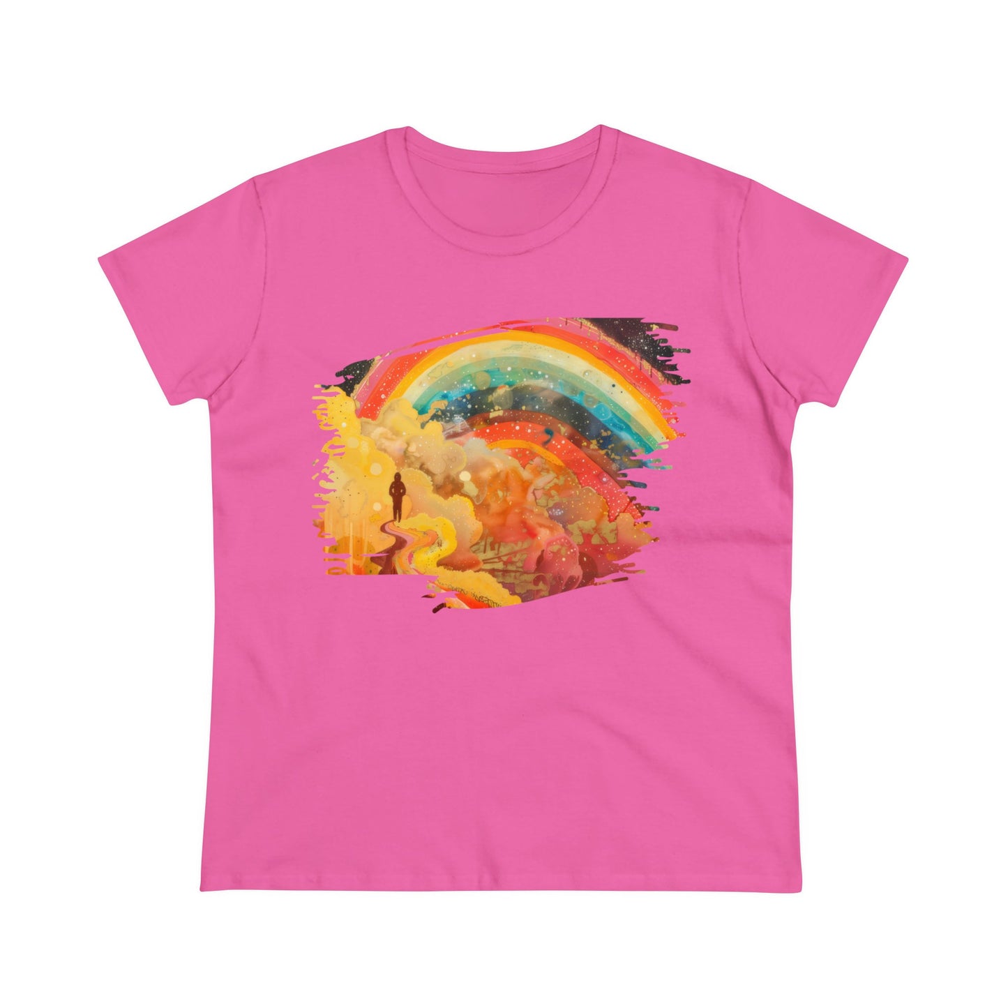 Chasing Rainbows - Women's Midweight Cotton Tee