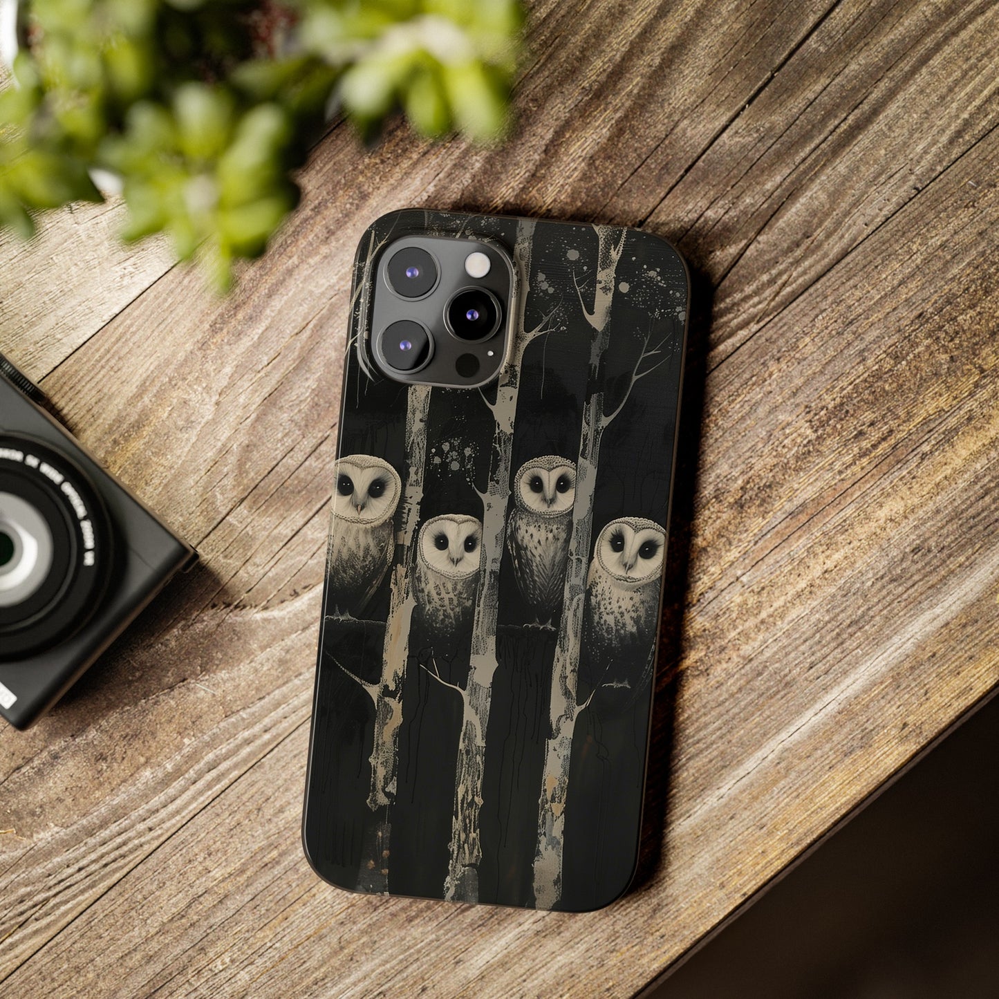 Owls at Night Phone Case