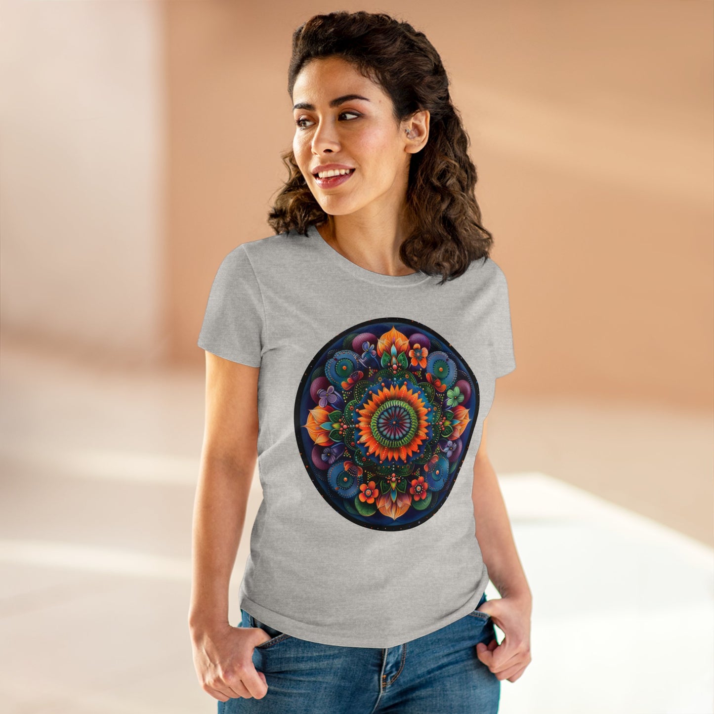 Mandala - Women's Midweight Cotton Tee