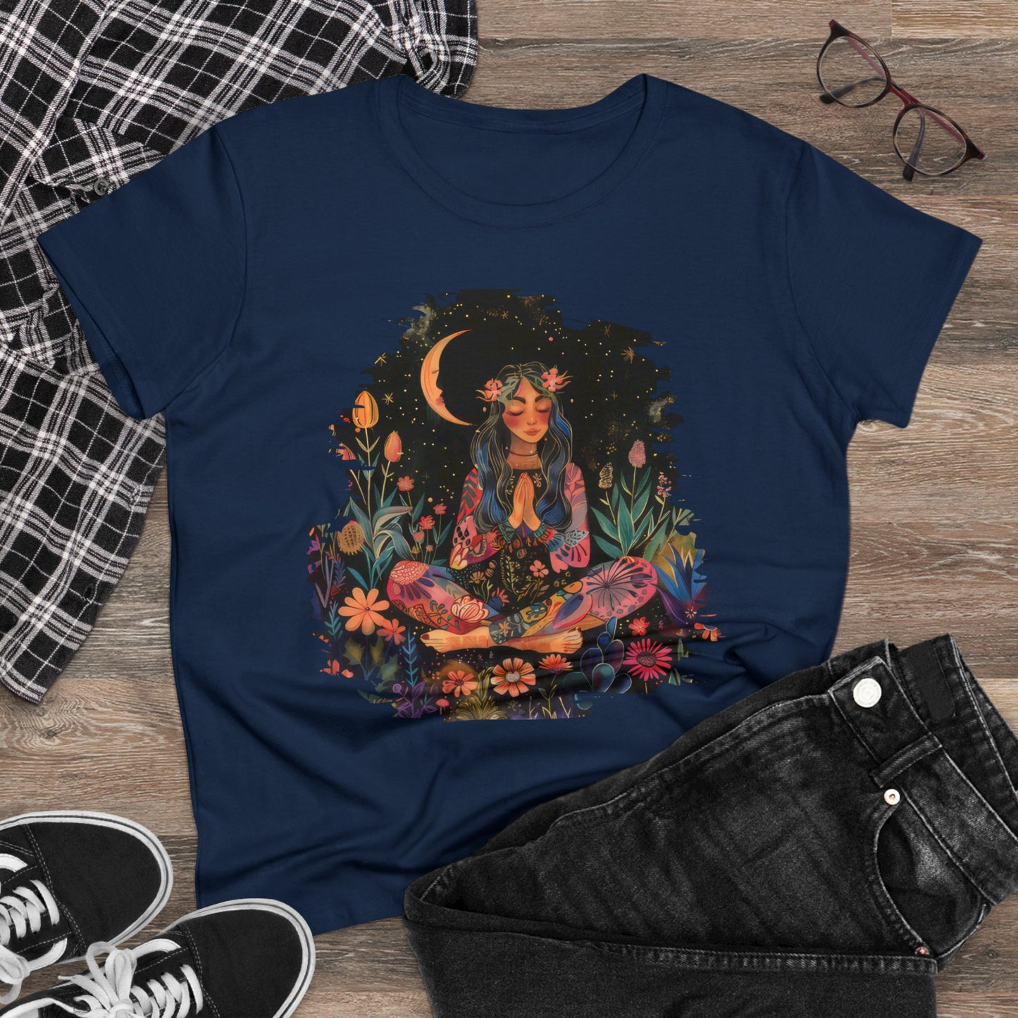 Meditation - Women's Midweight Cotton Tee