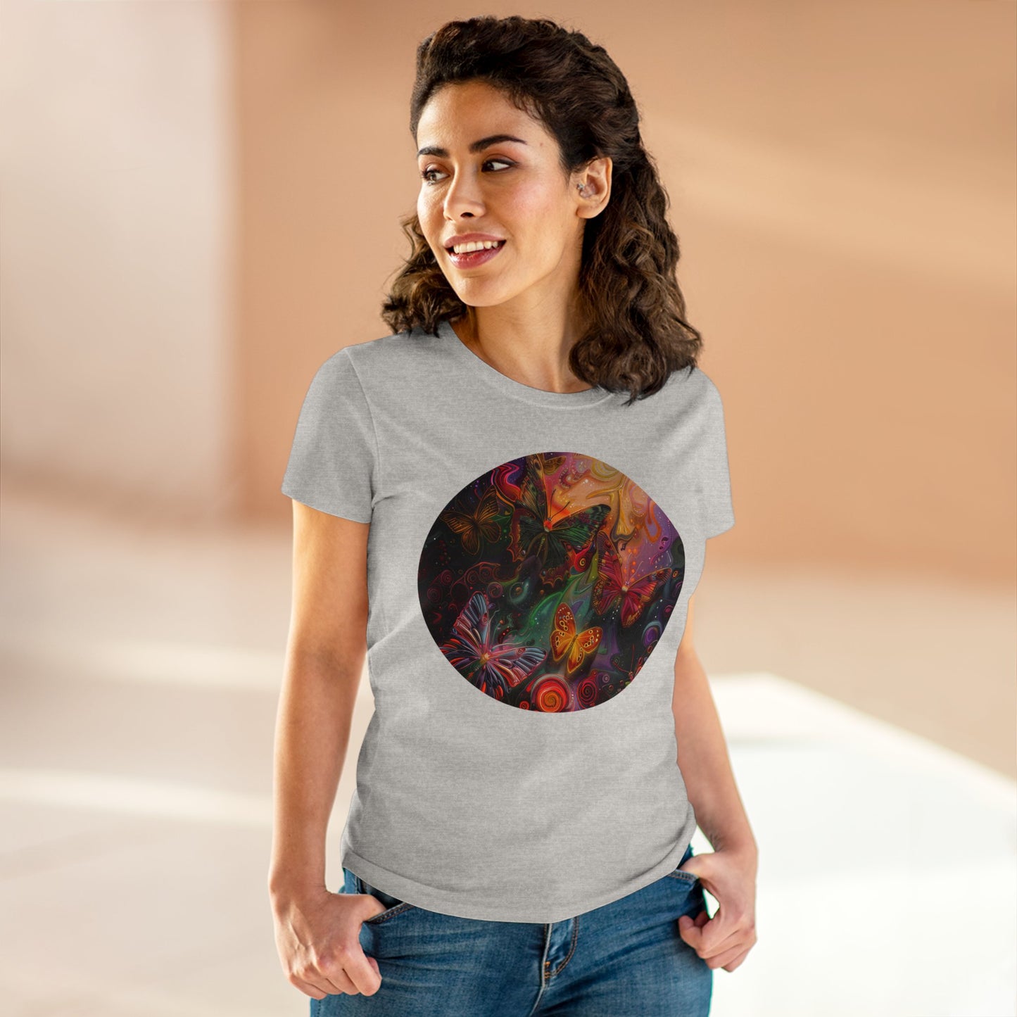 Butterflies - Women's Midweight Cotton Tee