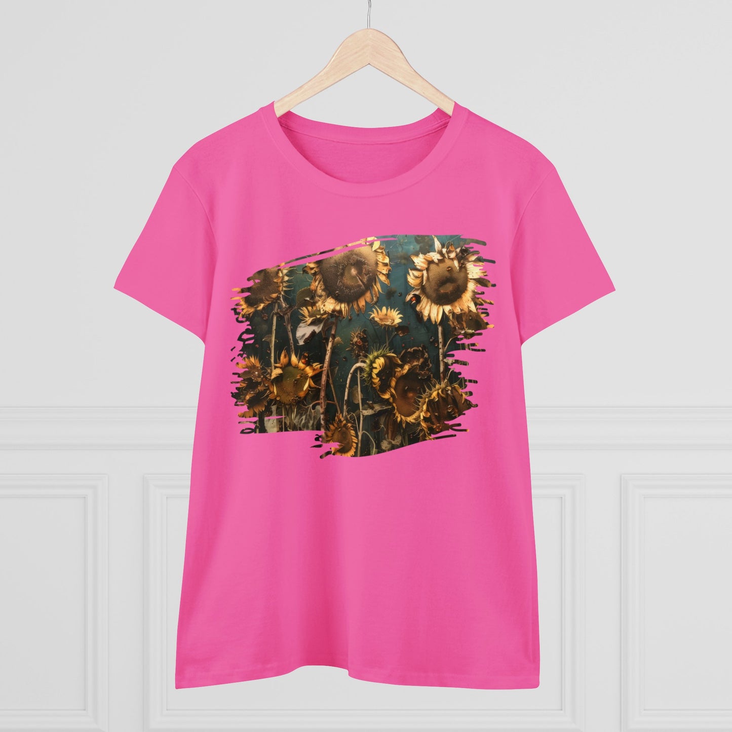 Sunflowers Wilting - Women's Midweight Cotton Tee