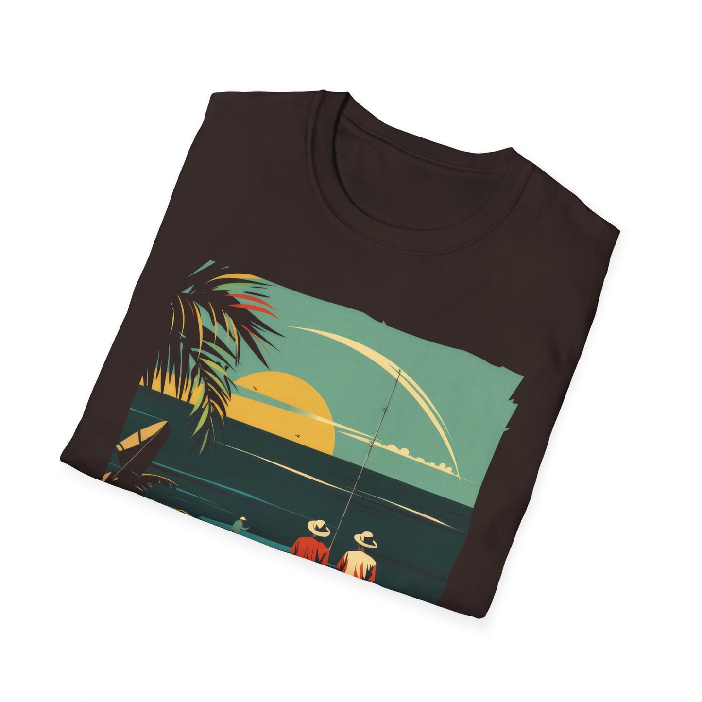 Surf Casting - Unisex Softstyle T-Shirt