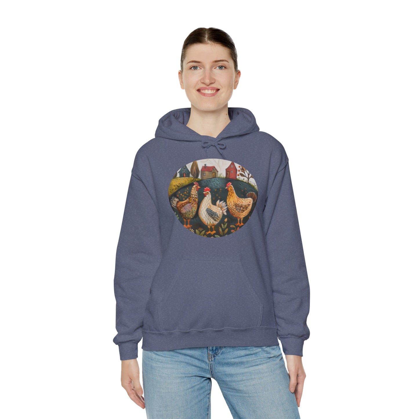 Chickens - Unisex Heavy Blend™ Hooded Sweatshirt