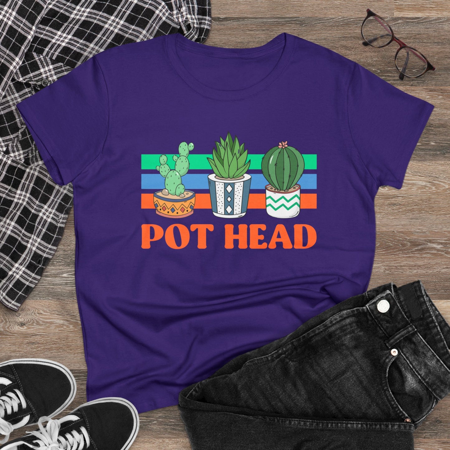 Pot Head - Gardening - Women's Midweight Cotton Tee