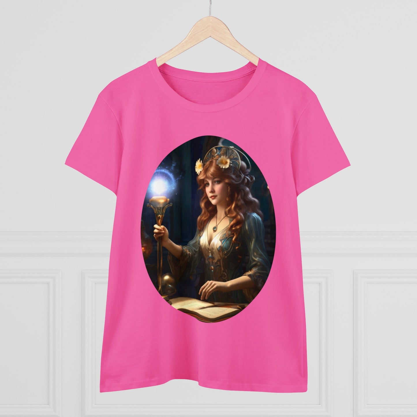 The Sorceress - Fantasy - Women's Midweight Cotton Tee