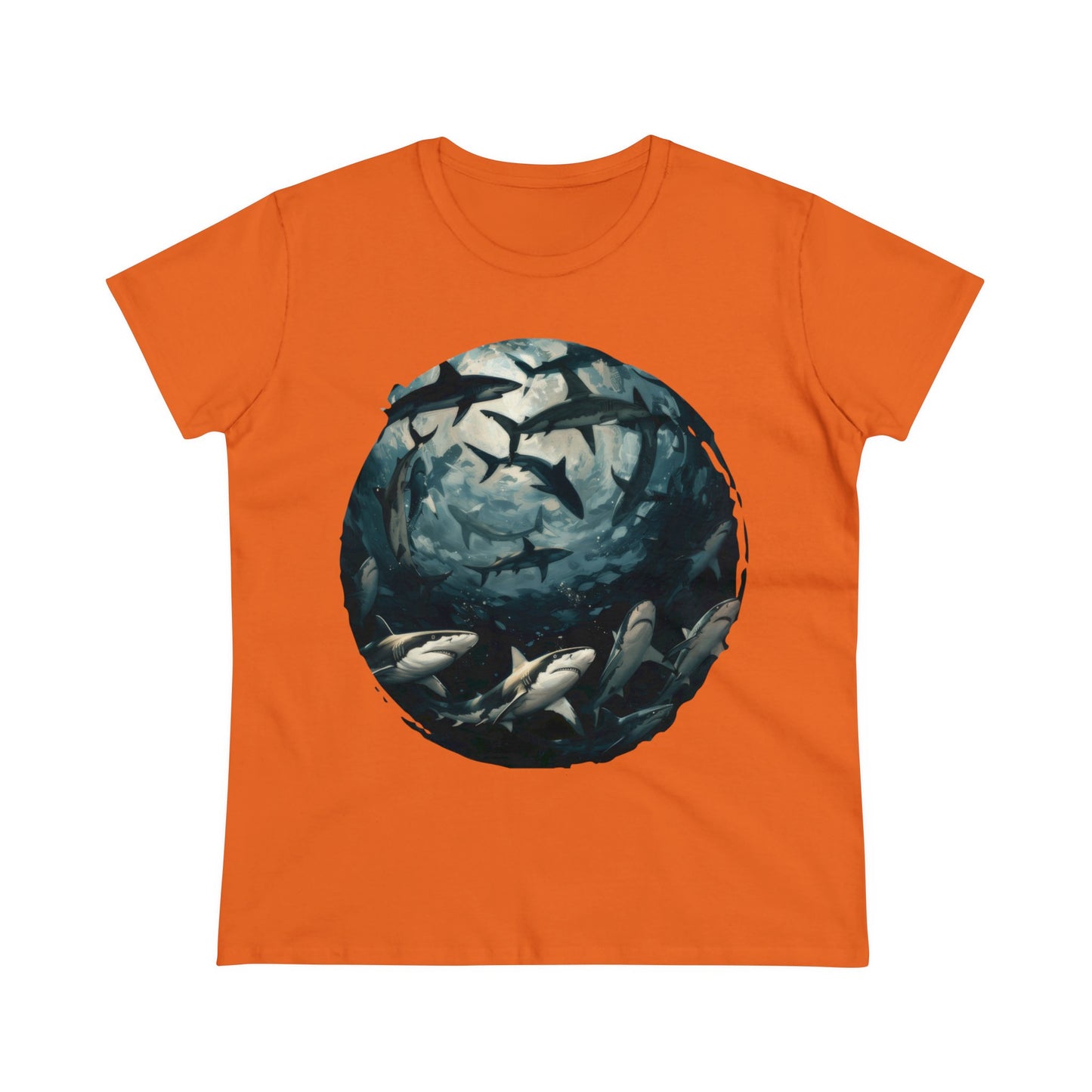 Sharks - Women's Midweight Cotton Tee