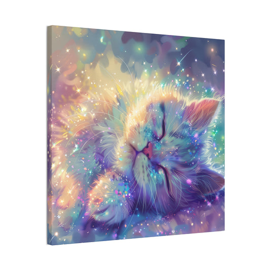 Sparkly Kitties - Canvas Stretched, 0.75"