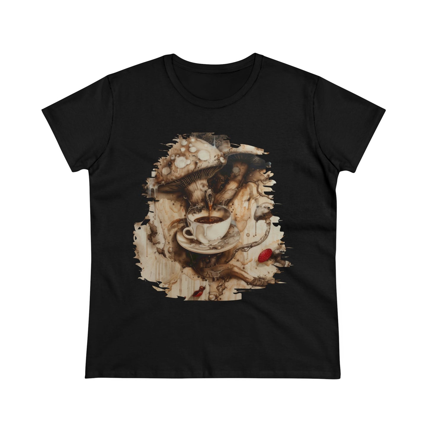 Organic Coffee - Women's Midweight Cotton Tee