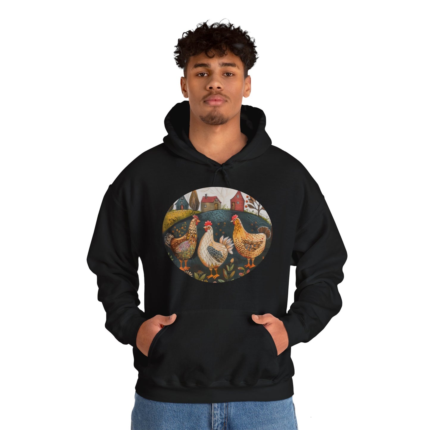 Chickens - Unisex Heavy Blend™ Hooded Sweatshirt