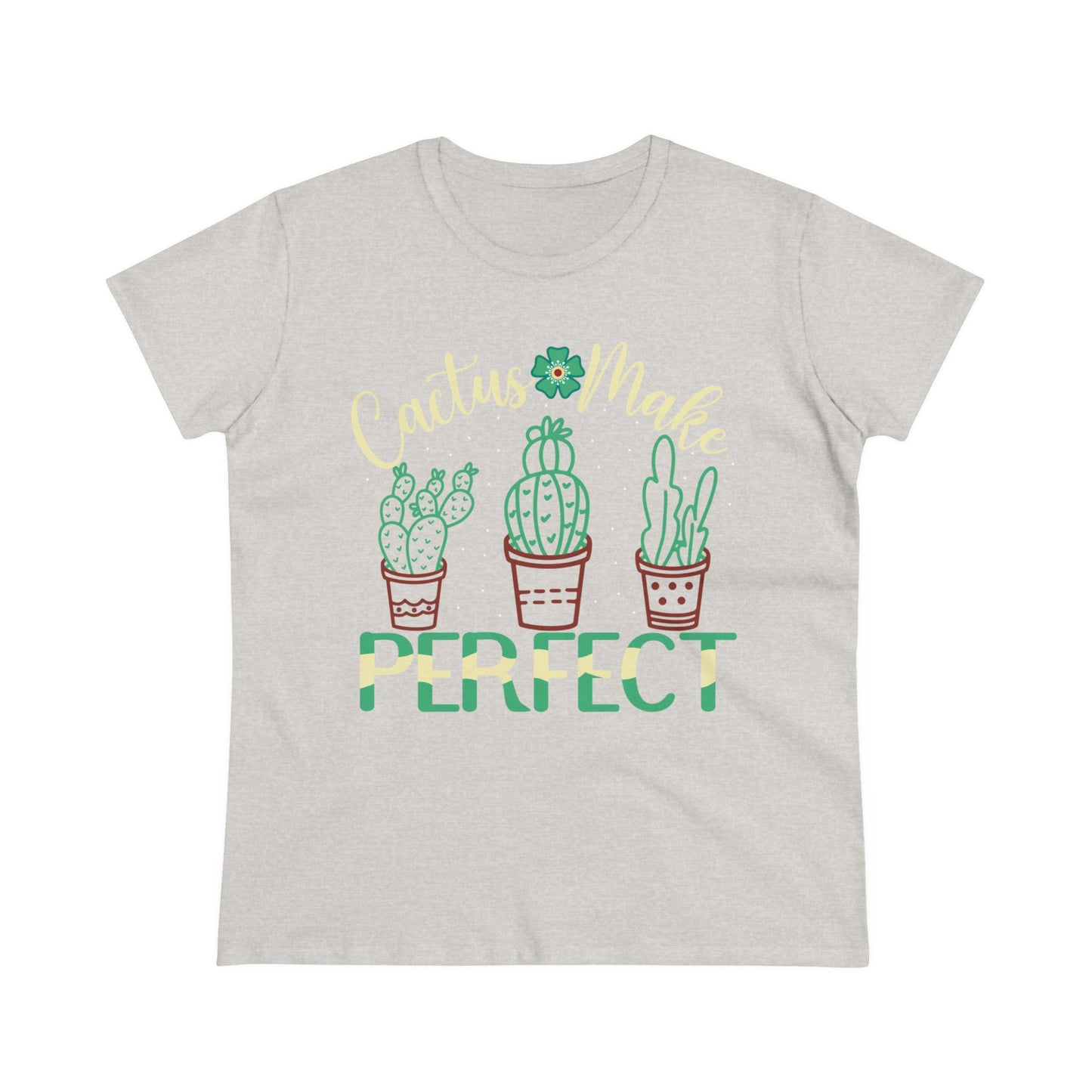 Cactus Makes Perfect - Gardening - Women's Midweight Cotton Tee