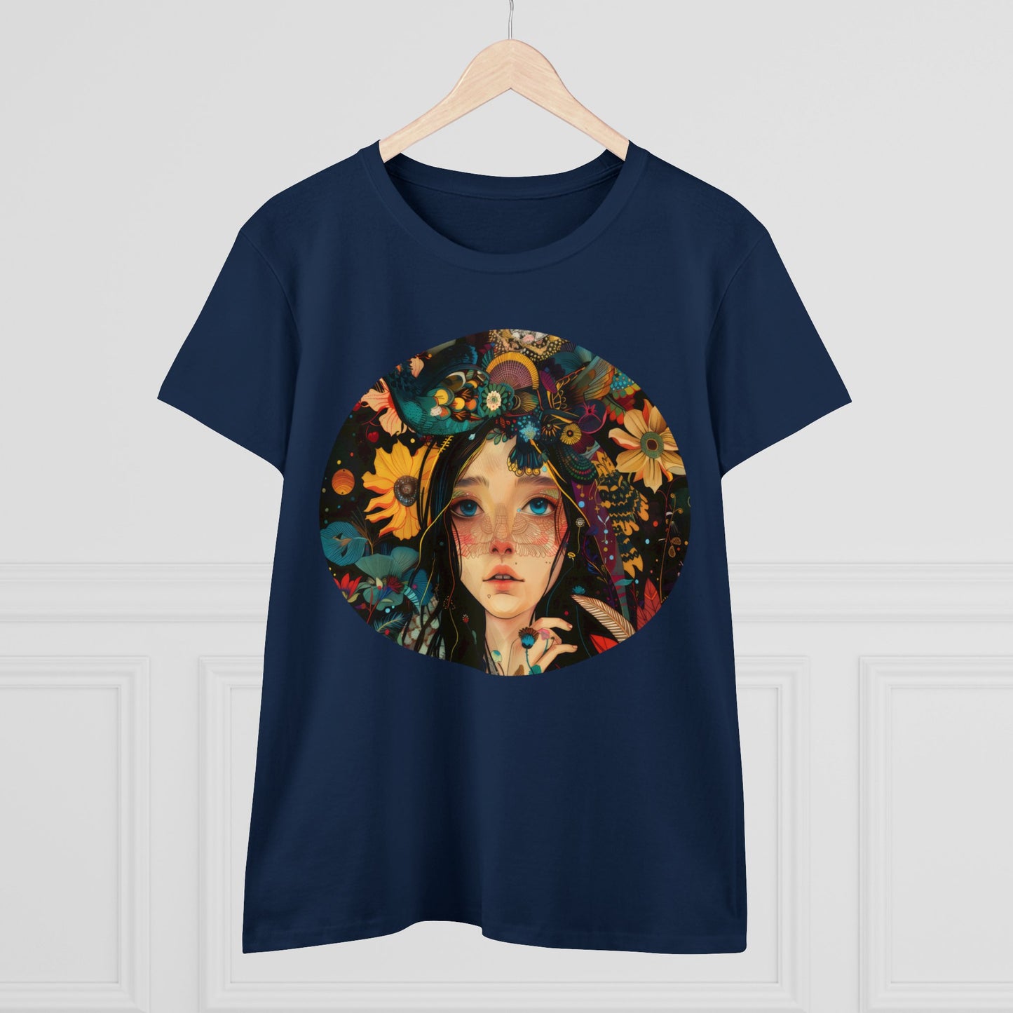 Flower Girl - Women's Midweight Cotton Tee