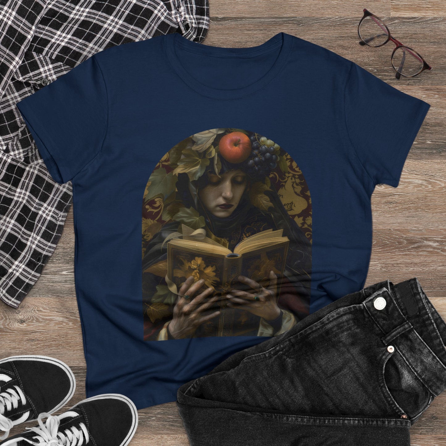 Solemn Reading - Fantasy - Women's Midweight Cotton Tee