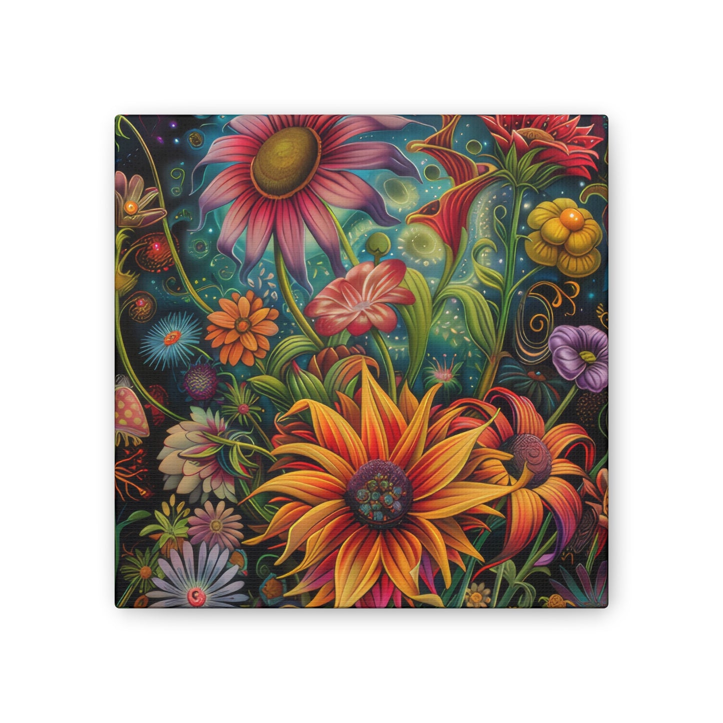 Flowers - Canvas Stretched, 0.75"