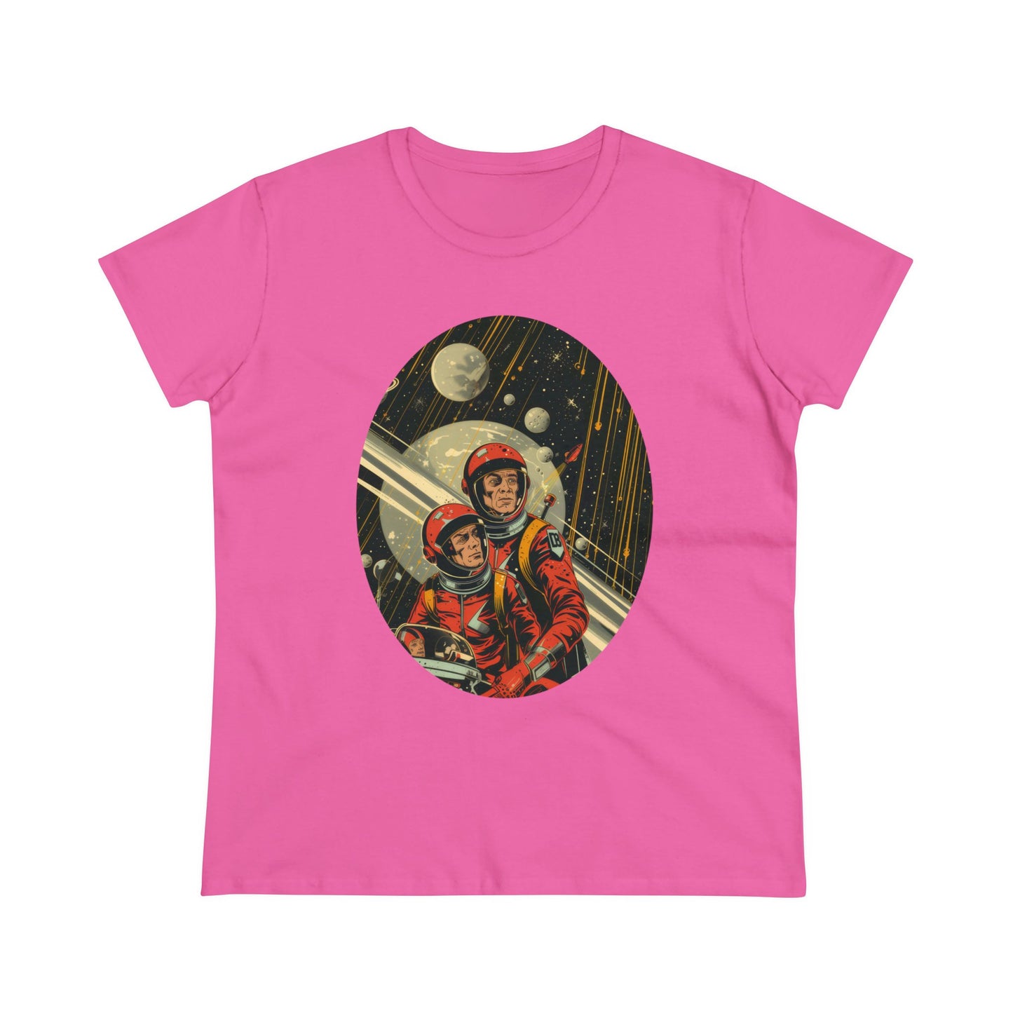 Spacemen - Women's Midweight Cotton Tee