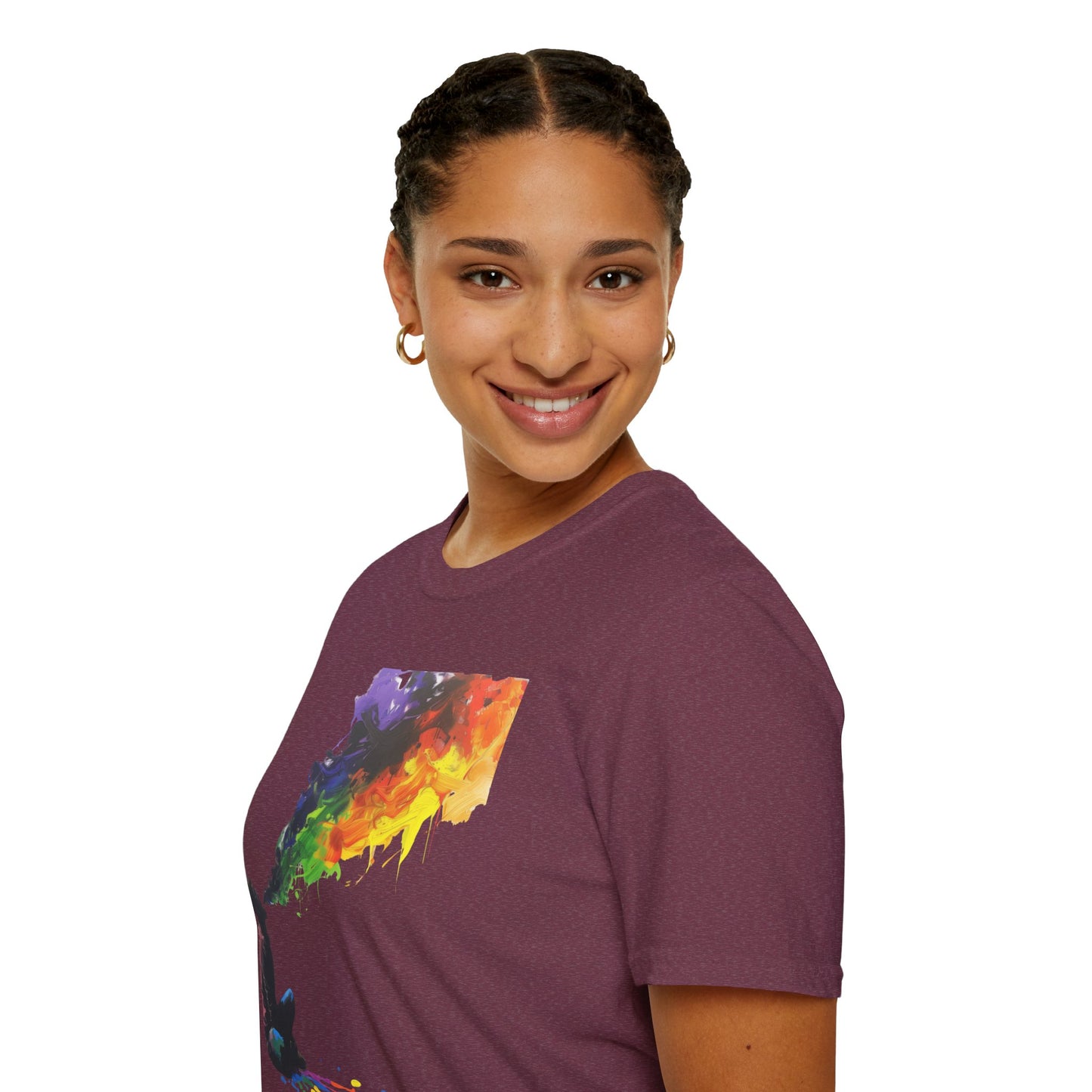 Rainbow Breath - Unisex Softstyle T-Shirt