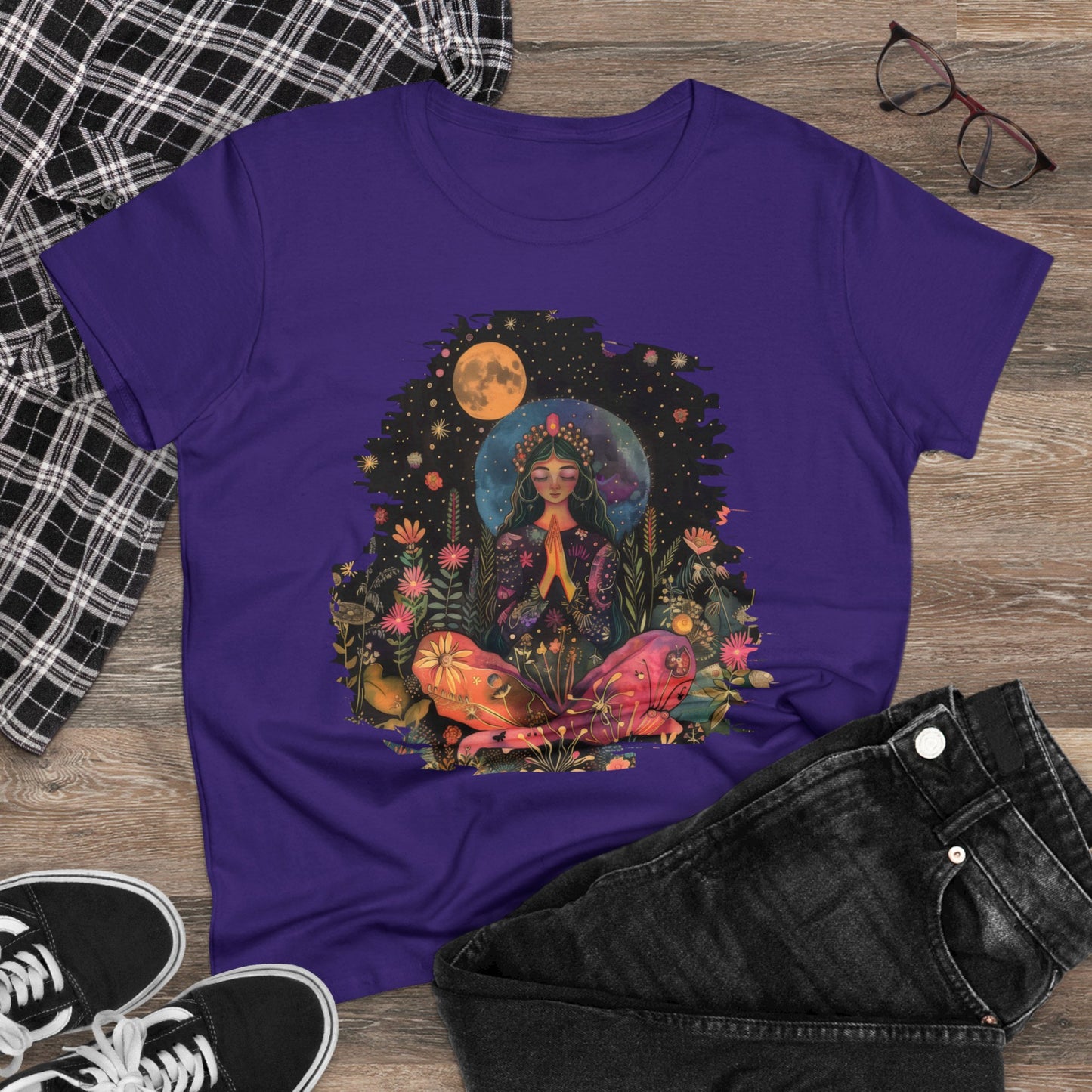 Meditation - Women's Midweight Cotton Tee