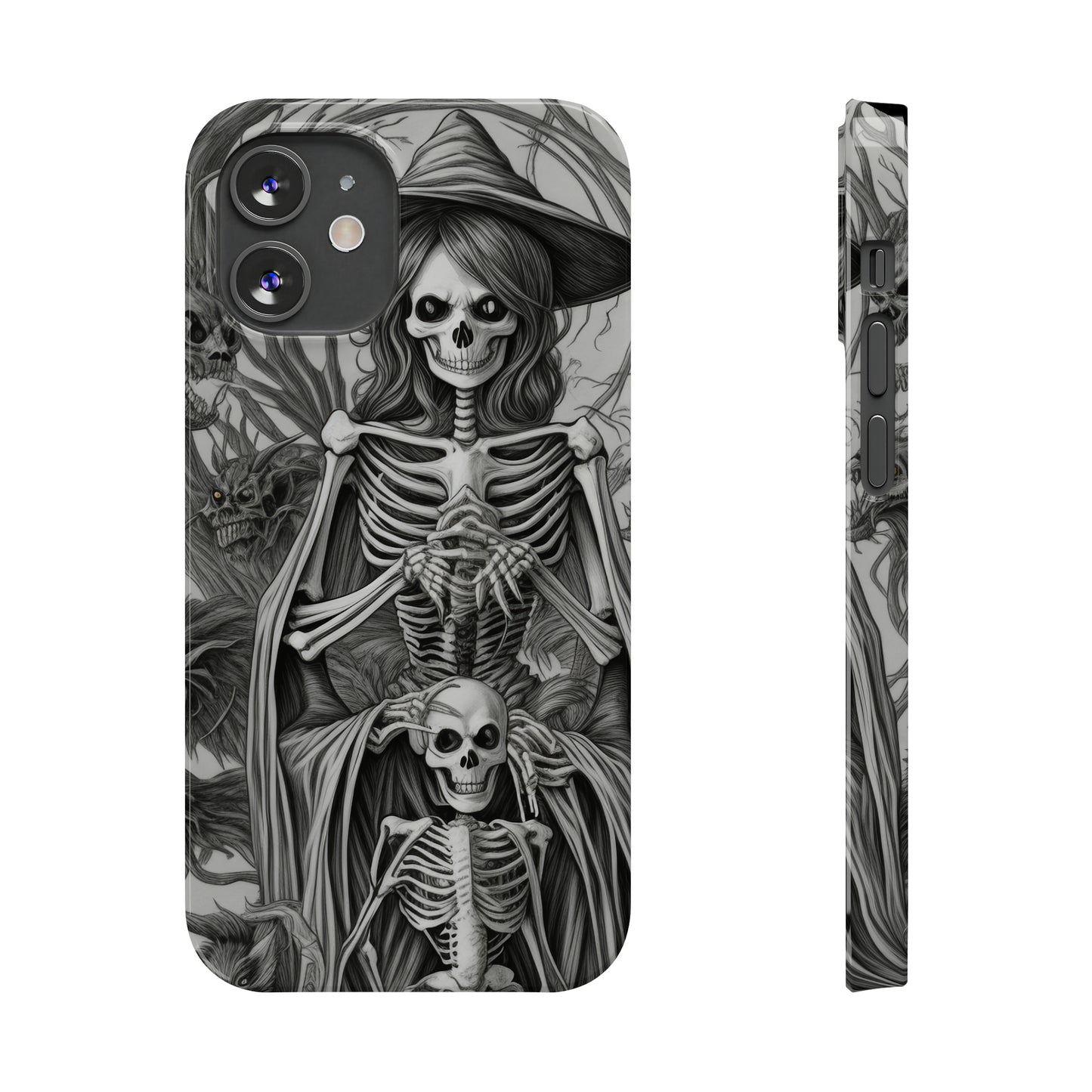 Skeleton Witch - Phone Case