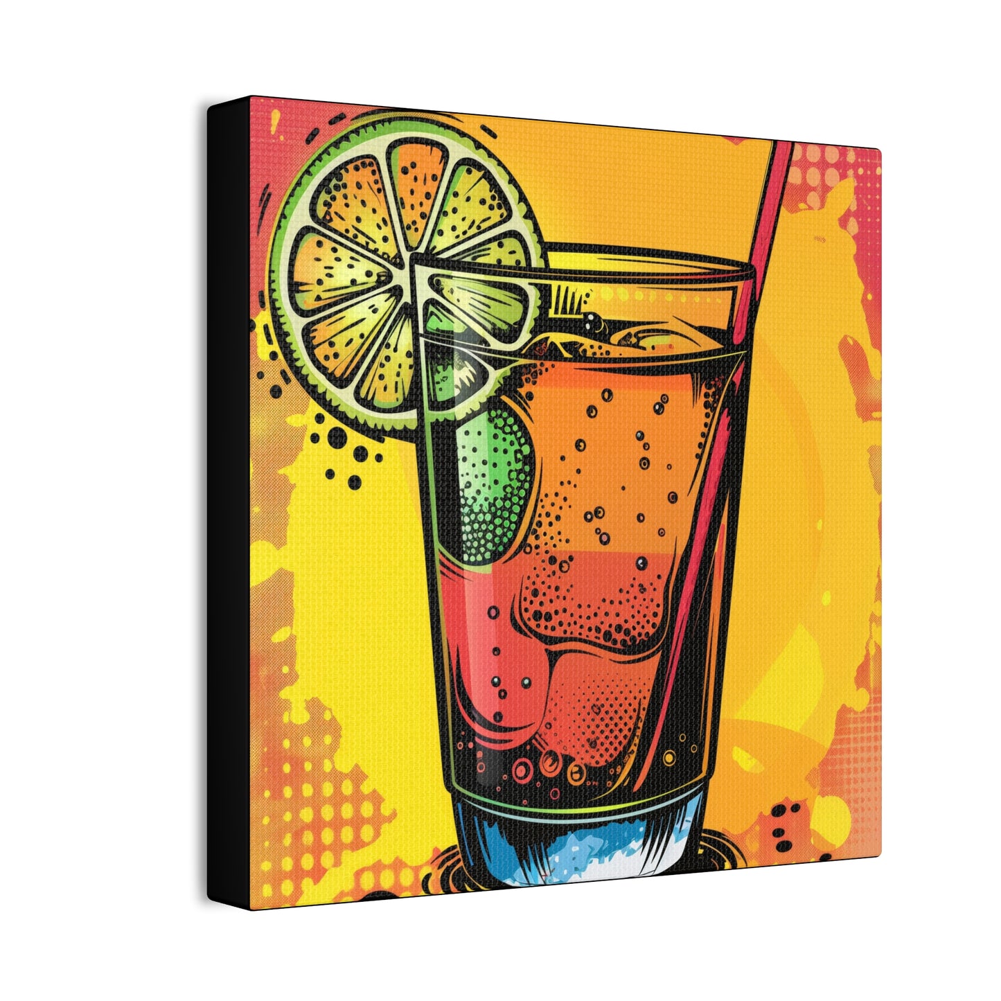 Summer Drinks - Canvas Stretched, 0.75"