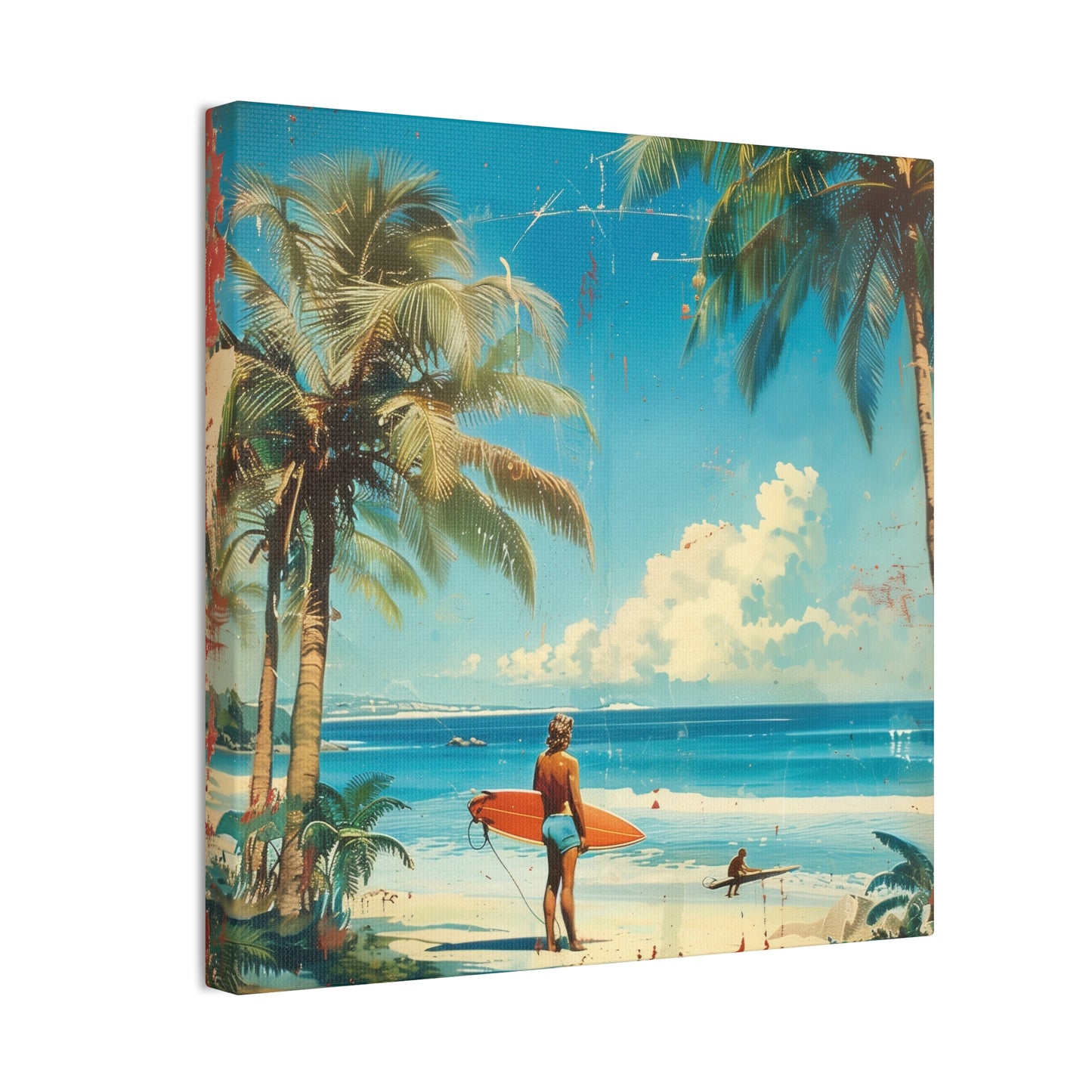 Surf Morning - Canvas Stretched, 0.75"