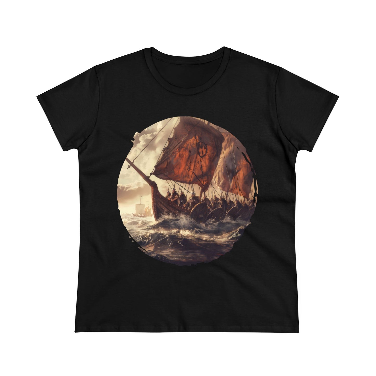 Vikings - Fantasy - Women's Midweight Cotton Tee