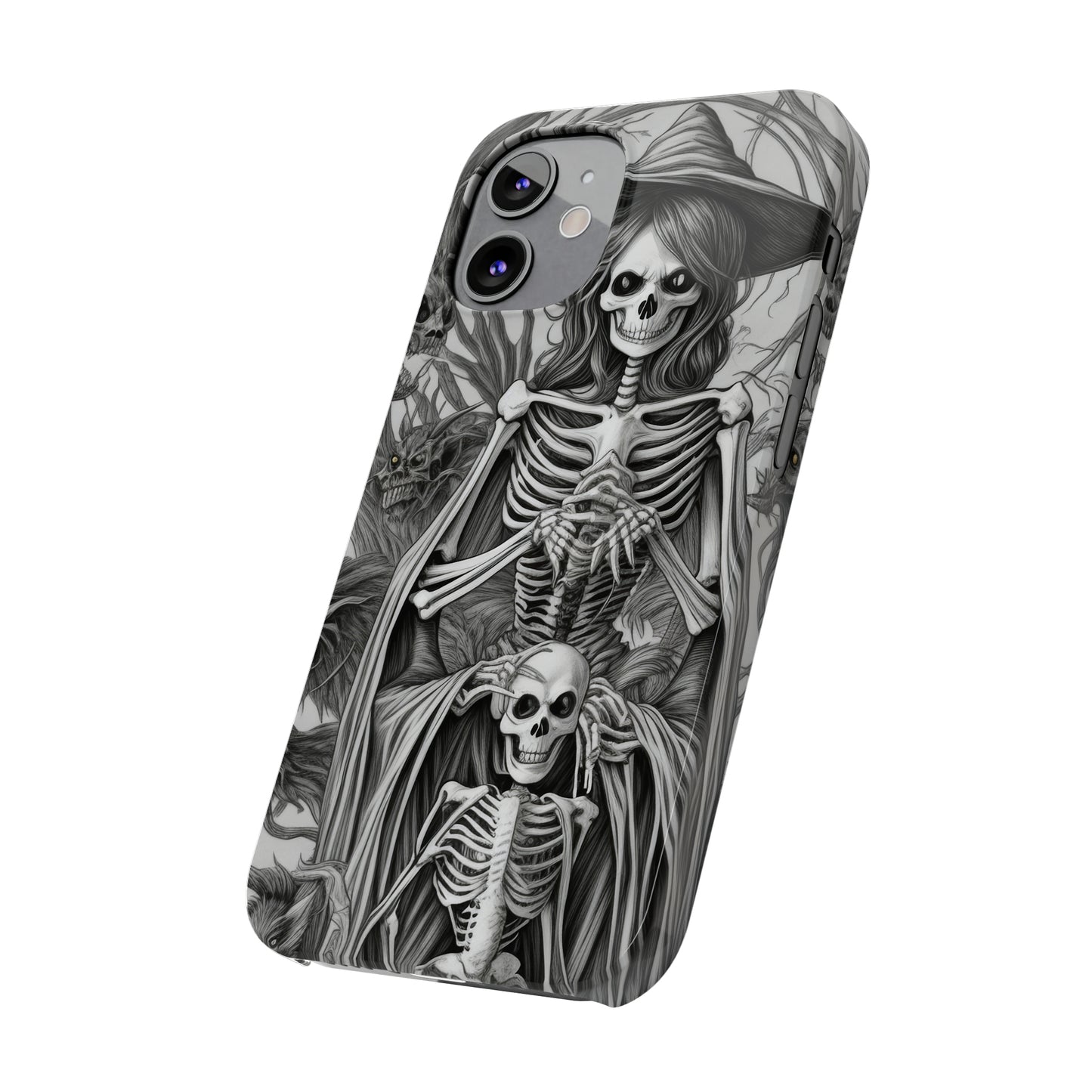 Skeleton Witch - Phone Case