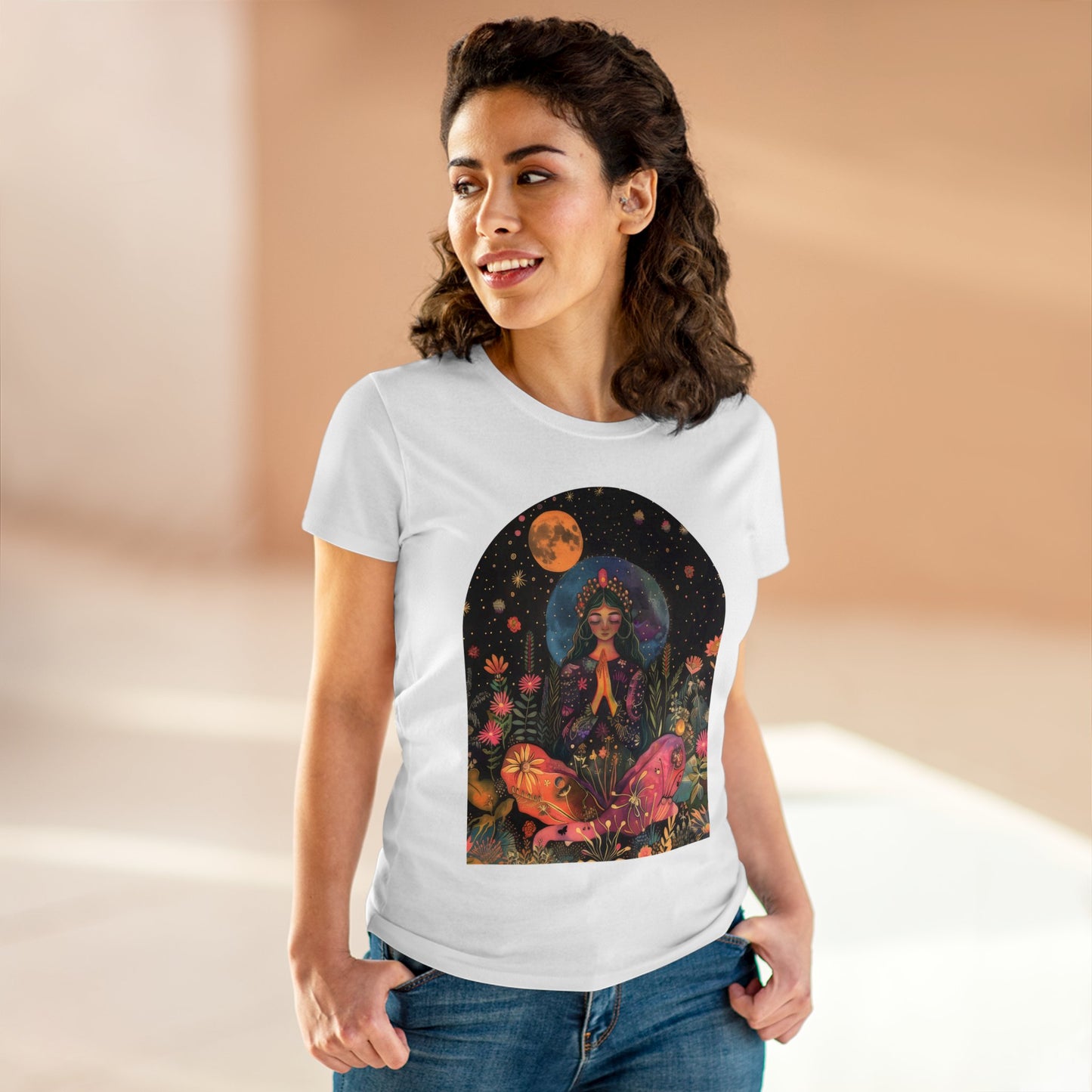 Meditation - Women's Midweight Cotton Tee