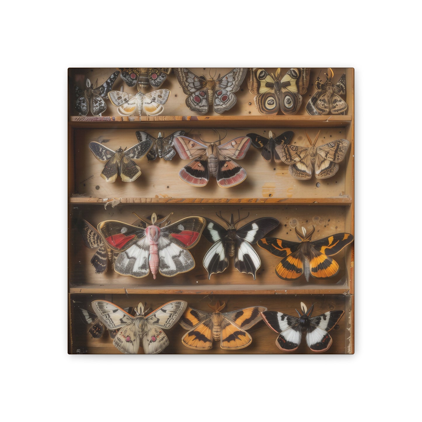 Moth Collection - Canvas Stretched, 0.75"