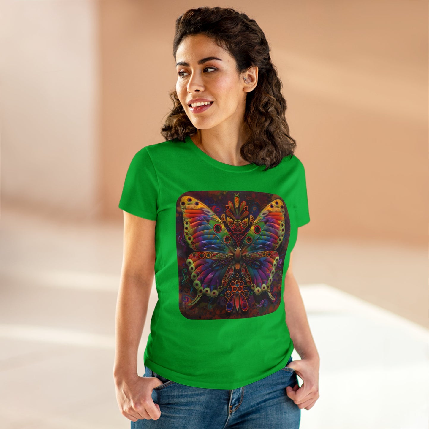 Butterfly - Women's Midweight Cotton Tee