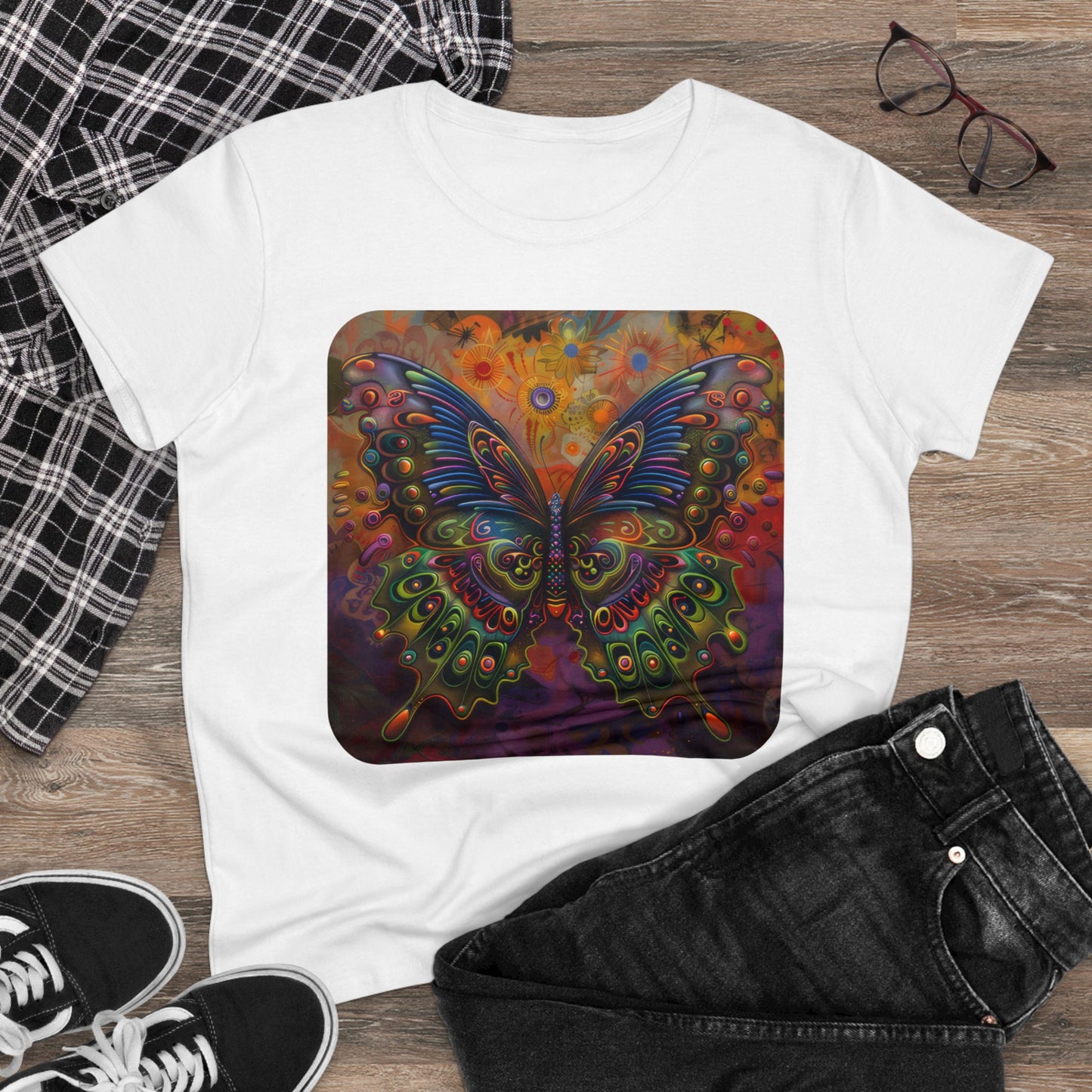 Butterfly - Women's Midweight Cotton Tee