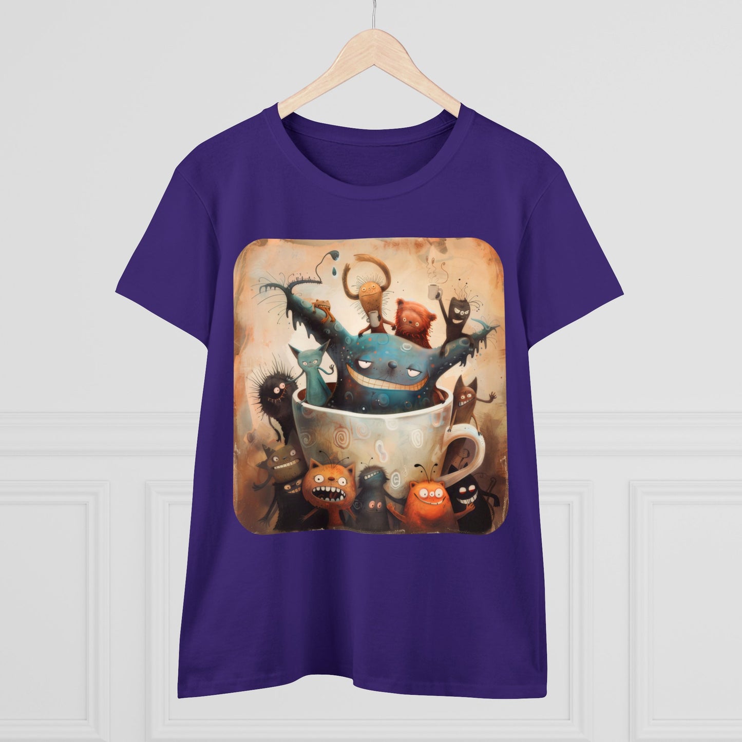 Coffee Critters - Women's Midweight Cotton Tee