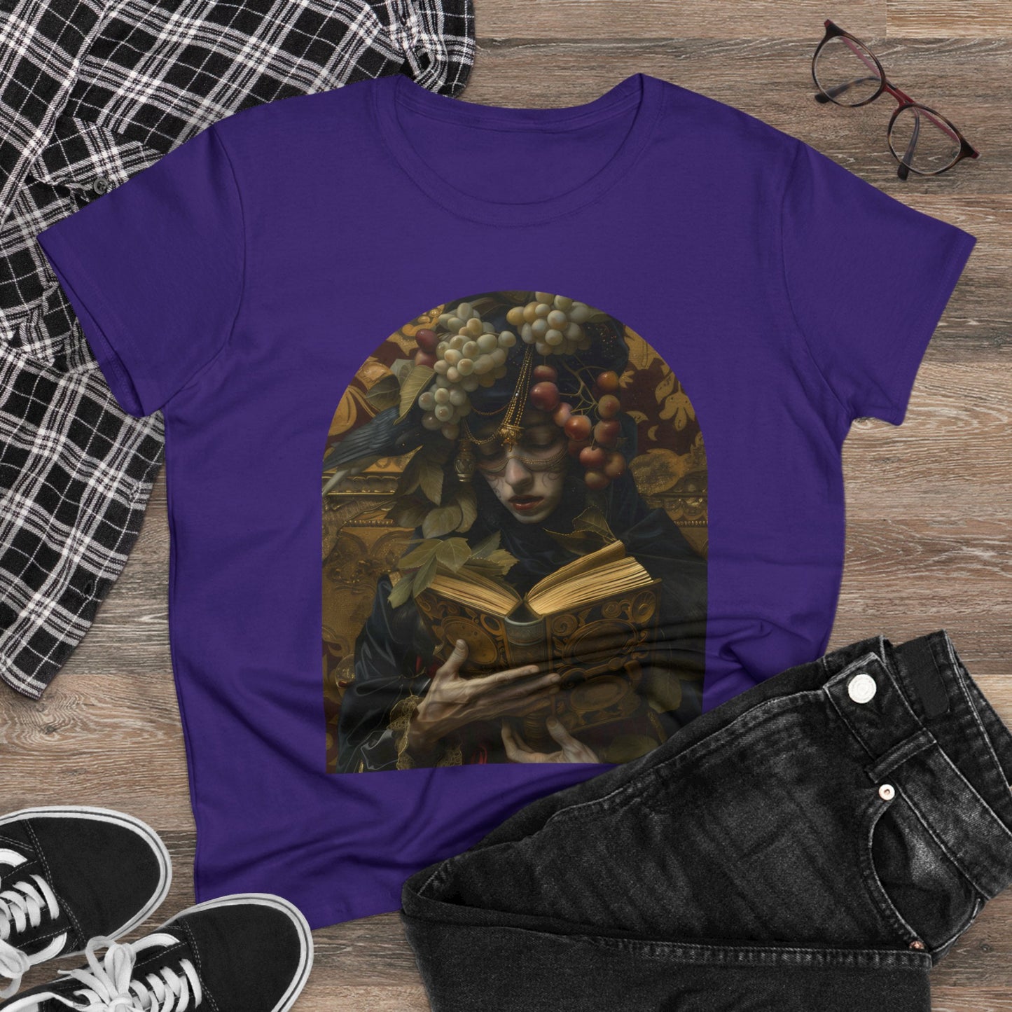 Solemn Reading - Fantasy - Women's Midweight Cotton Tee