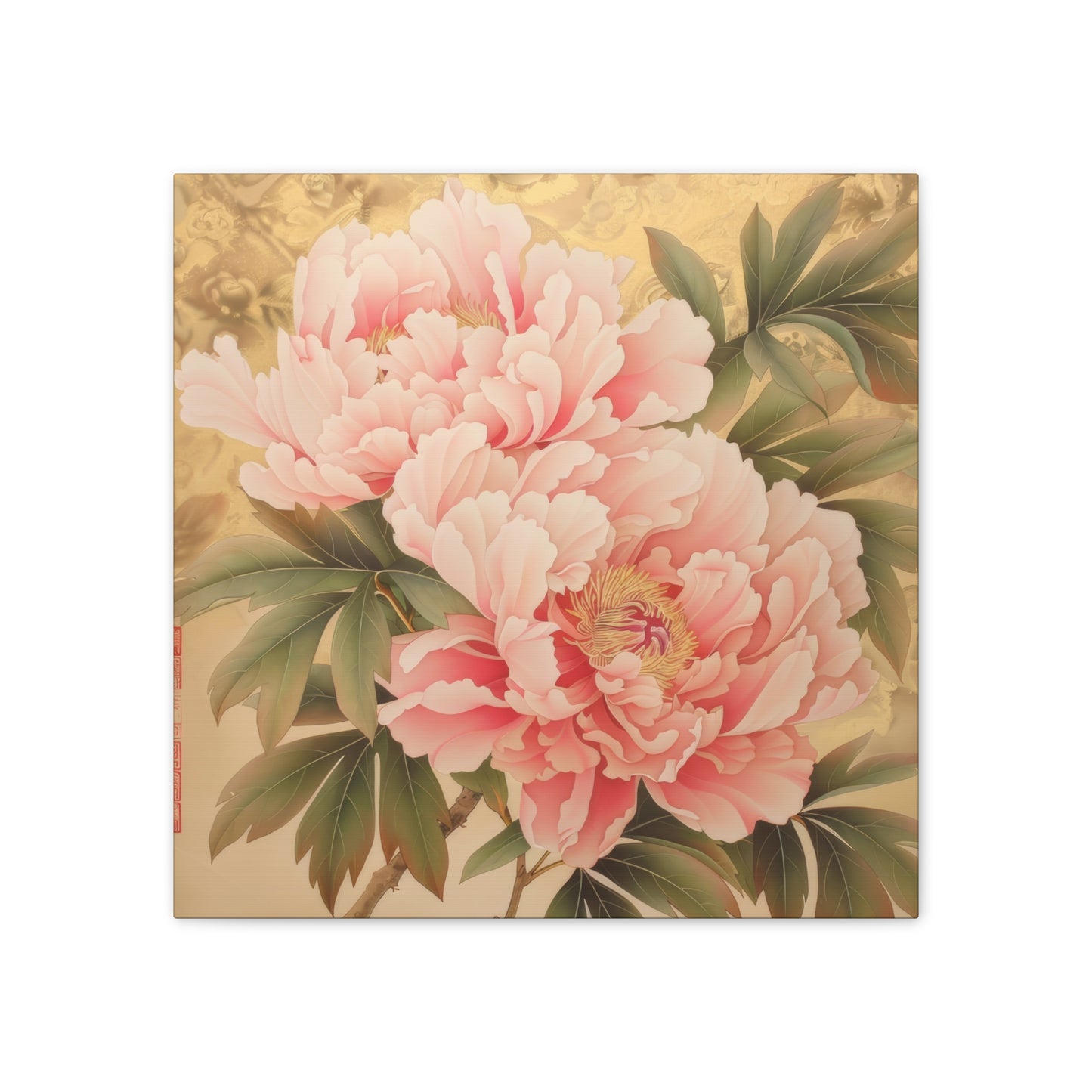 Peony - Canvas Stretched, 0.75"