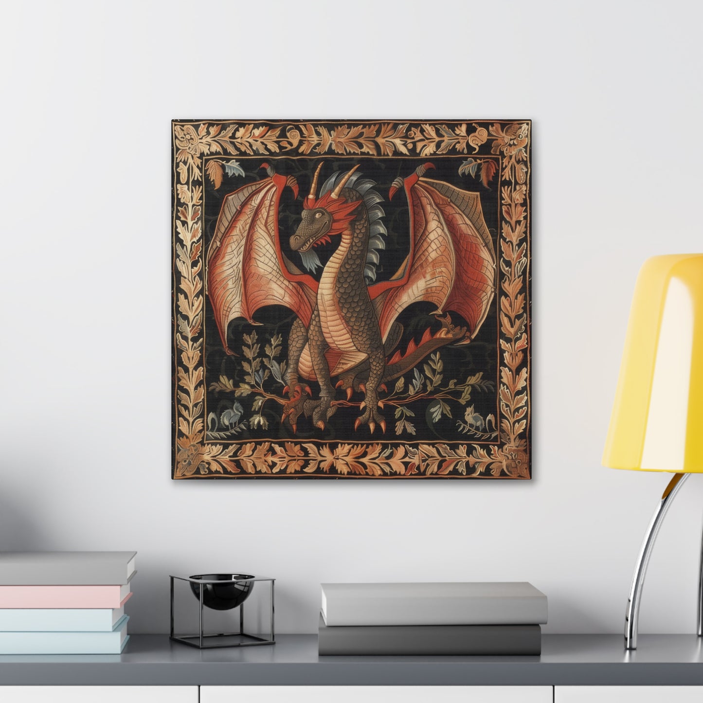 Dragon Tapestry - Canvas Stretched, 0.75"