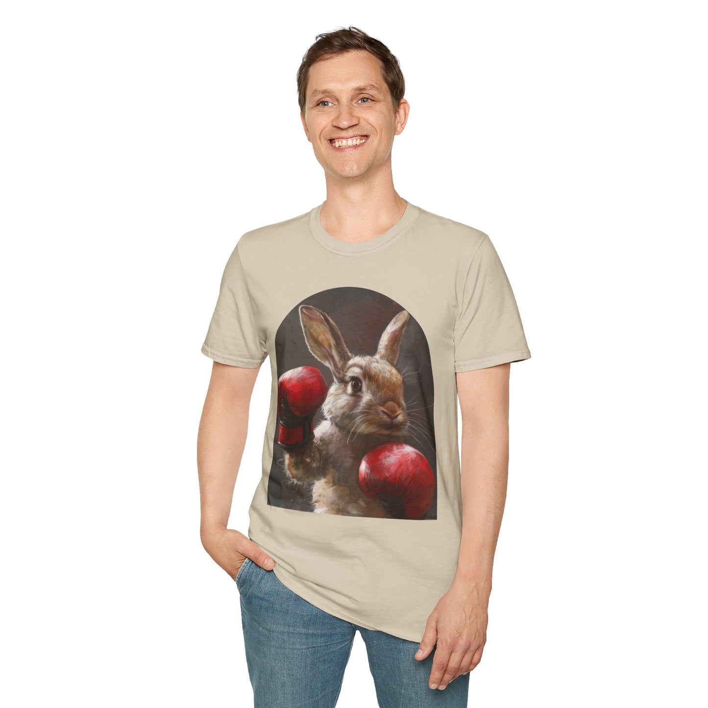 Boxing Bunny - Unisex Softstyle T-Shirt