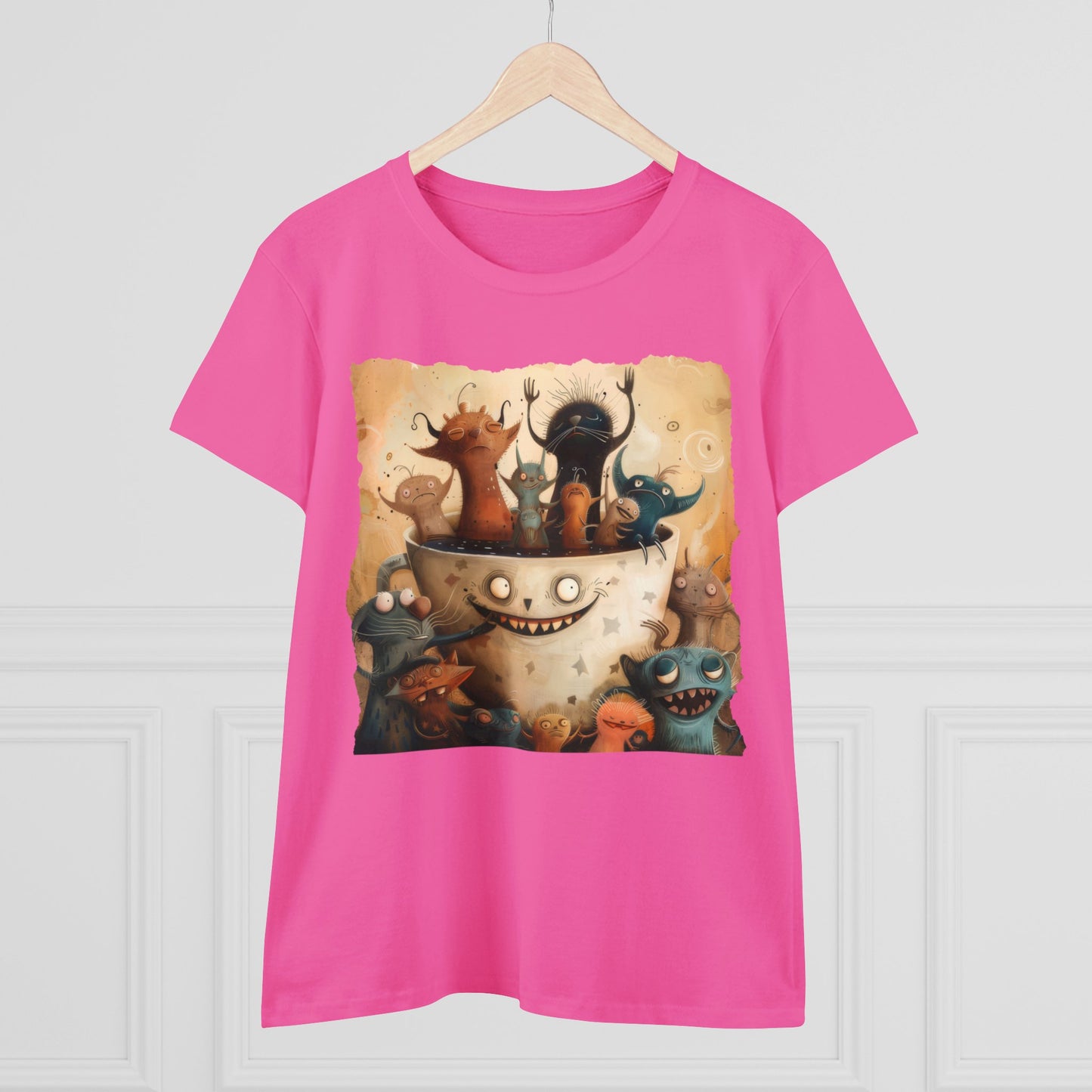 Coffee Critters - Women's Midweight Cotton Tee