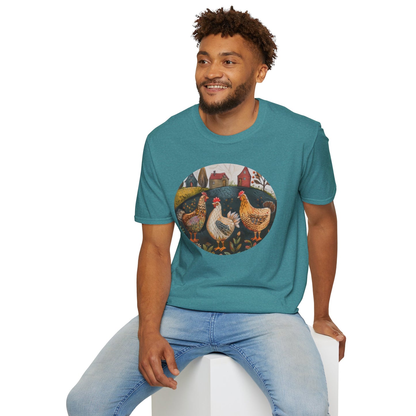 Chickens - Unisex Softstyle T-Shirt