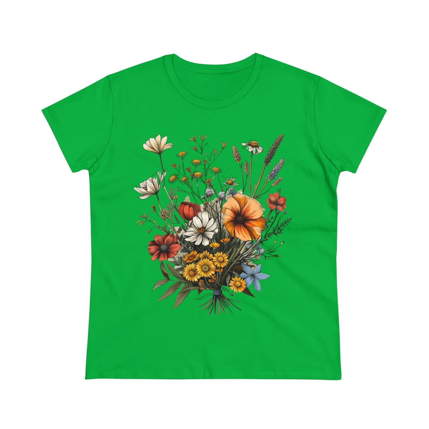 Wildflowers - Women's Midweight Cotton Tee