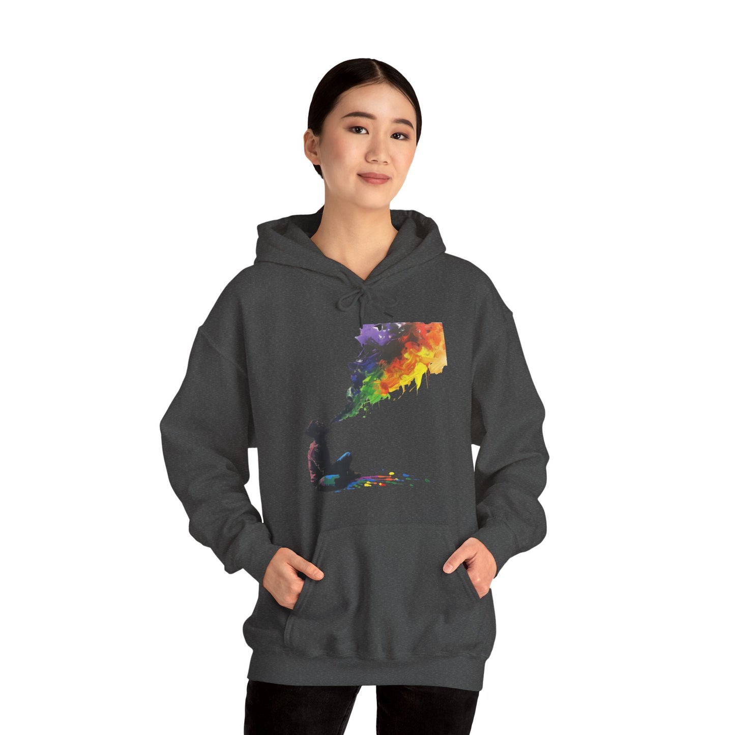 Rainbow Breath - Unisex Heavy Blend™ Hooded Sweatshirt