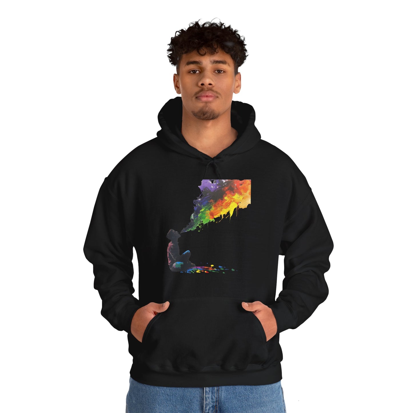 Rainbow Breath - Unisex Heavy Blend™ Hooded Sweatshirt