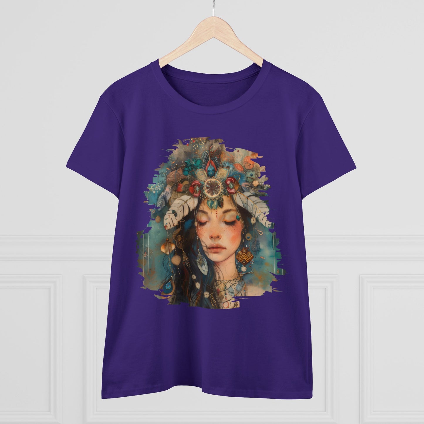 EW - Flowers - Women's Midweight Cotton Tee