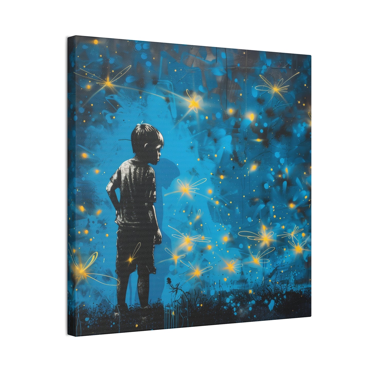 Fireflies - Canvas Stretched, 0.75"