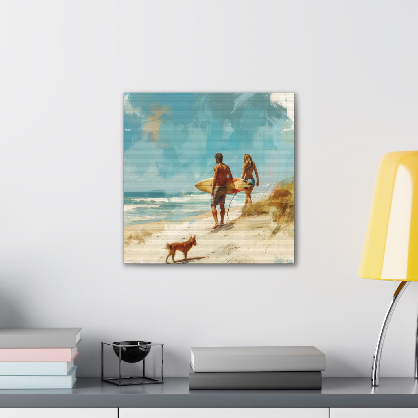 Beach and Surf  - Canvas Stretched, 0.75"