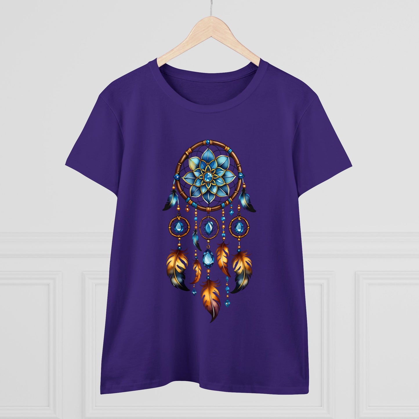 Topaz Dream Catcher - Scorpio - Astrology - Women's Midweight Cotton Tee